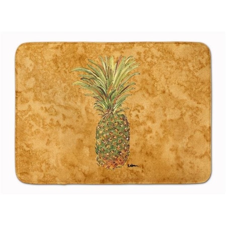 Carolines Treasures Carolines Treasures 8654RUG Pineapple Machine Washable Memory Foam Mat 8654RUG